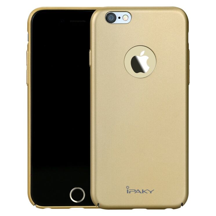 Пластиковый чехол IPAKY Slim 0.6mm для iPhone 6/6s Plus - Gold: фото 3 из 4
