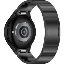 Ремешок Deexe Titanium Steel для Samsung Galaxy Watch 4 / 4 Classic / 5 / 5 Pro / 6 / 6 Classic - Black: фото 1 из 5