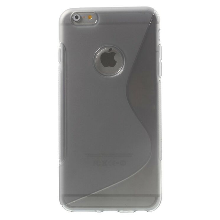 Силіконовий чохол Deexe S Line для iPhone 6/6s Plus - Gray: фото 2 з 8