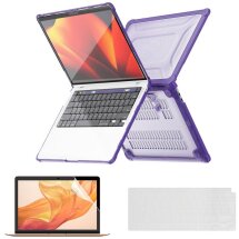 Защитная накладка Enkay Shockproof Cover для Apple MacBook Air 13 (2020) - Purple: фото 1 из 14