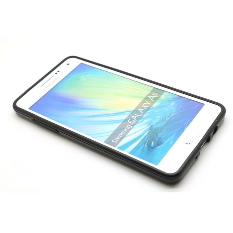 Защитный бампер Deexe Solid Bumper для Samsung Galaxy A5 (A500) - Black: фото 2 из 17
