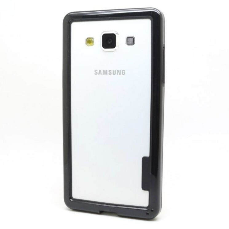 Защитный бампер Deexe Solid Bumper для Samsung Galaxy A5 (A500) - Black: фото 1 из 17