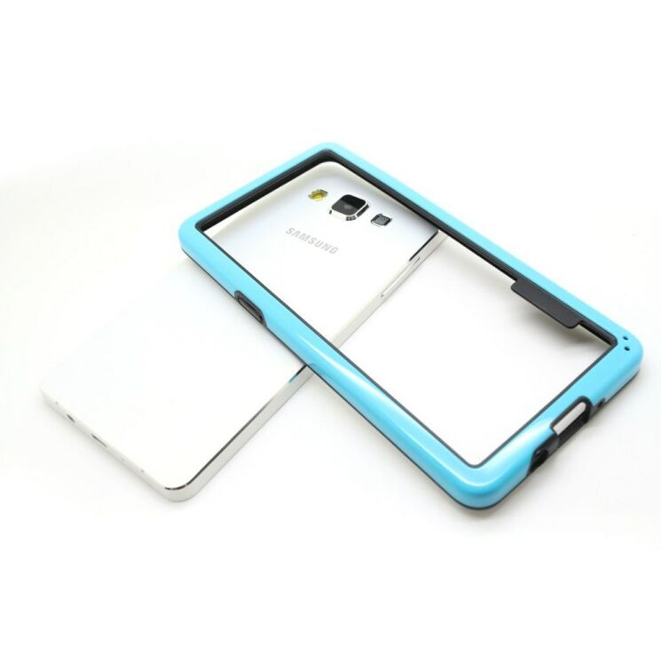 Защитный бампер Deexe Solid Bumper для Samsung Galaxy A5 (A500) - Blue: фото 7 из 16