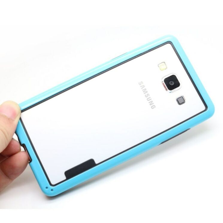 Захисний бампер Deexe Solid Bumper для Samsung Galaxy A5 (A500) - Blue: фото 9 з 16