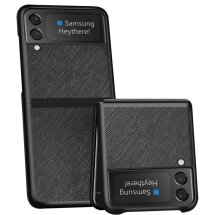 Захисний чохол Deexe Arkane Shell (FF) для Samsung Galaxy Flip 3 - Black: фото 1 з 2
