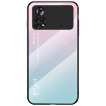 Защитный чехол Deexe Gradient Color для Xiaomi Poco X4 Pro - Pink / Blue: фото 1 из 6