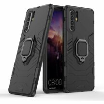 Захисний чохол Deexe Hybrid Case для Huawei P30 Pro - Black: фото 1 з 9