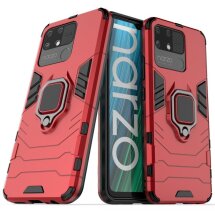 Захисний чохол Deexe Hybrid Case для Realme Narzo 50A - Red: фото 1 з 6