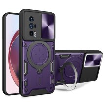 Захисний чохол Deexe Magnetic Space для Xiaomi Poco F5 Pro / Redmi K60 - Purple: фото 1 з 11
