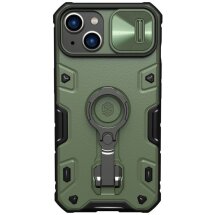 Защитный чехол NILLKIN CamShield Armor Pro для Apple iPhone 14 - Green: фото 1 из 12