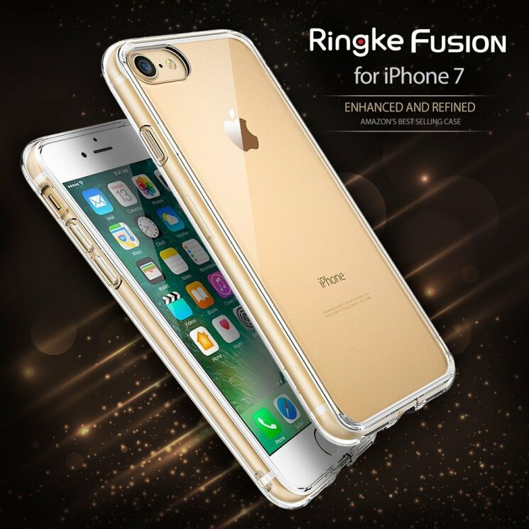 Захисний чохол RINGKE Fusion для iPhone SE 2 / 3 (2020 / 2022) / iPhone 8 / iPhone 7 - Transparent: фото 2 з 6