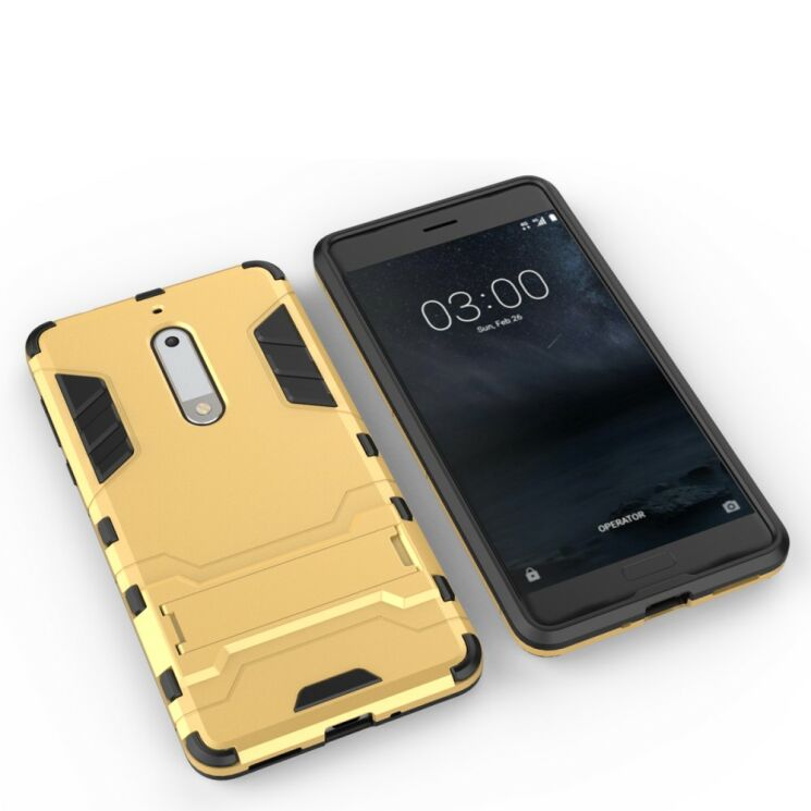 Защитный чехол UniCase Hybrid для Nokia 5 - Gold: фото 5 из 7