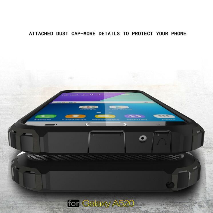 Защитный чехол UniCase Rugged Guard для Samsung Galaxy A5 2017 (A520) - Black: фото 6 из 8