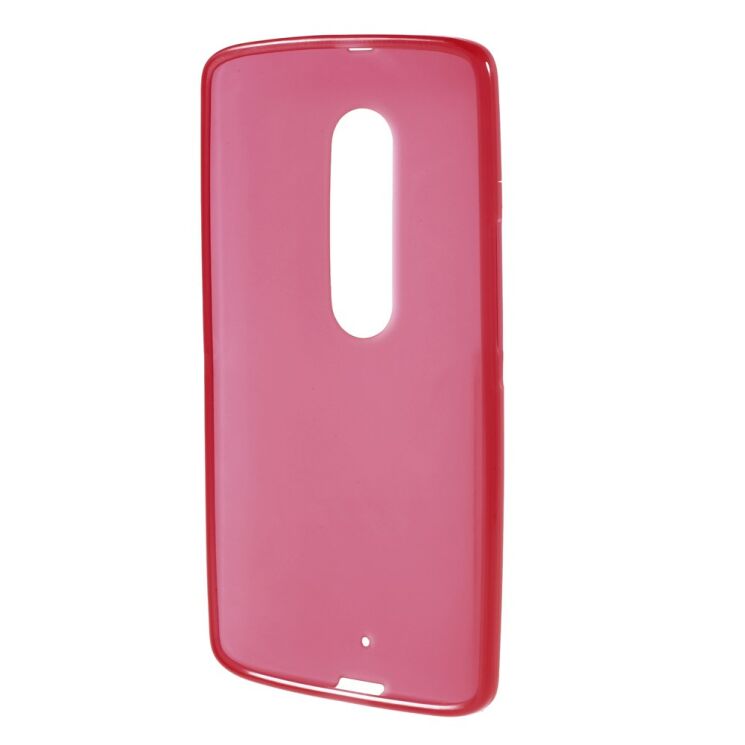 Силиконовая накладка Deexe Soft Case для Motorola Moto X Play - Red: фото 2 из 6