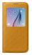 Чехол S View Cover (Textile) для Samsung S6 (G920) EF-CG920 - Yellow (S6-2414Y). Фото 1 из 7