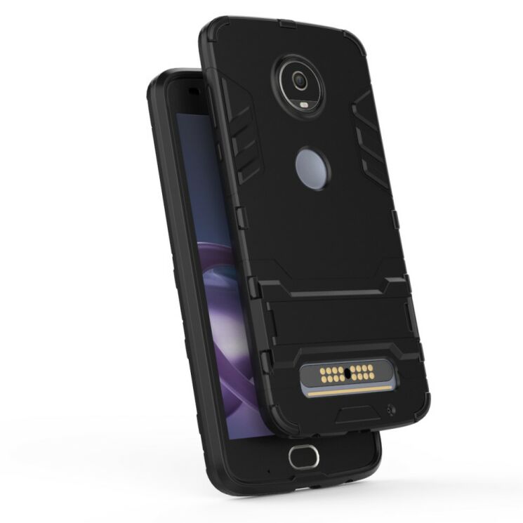 Защитный чехол UniCase Hybrid для Motorola Moto Z2 Play - Black: фото 6 из 9