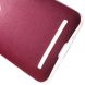 Силиконовая накладка Deexe Slim Leather для Asus Zenfone 2 (ZE550ML) - Red (AZ-4358R). Фото 4 з 6