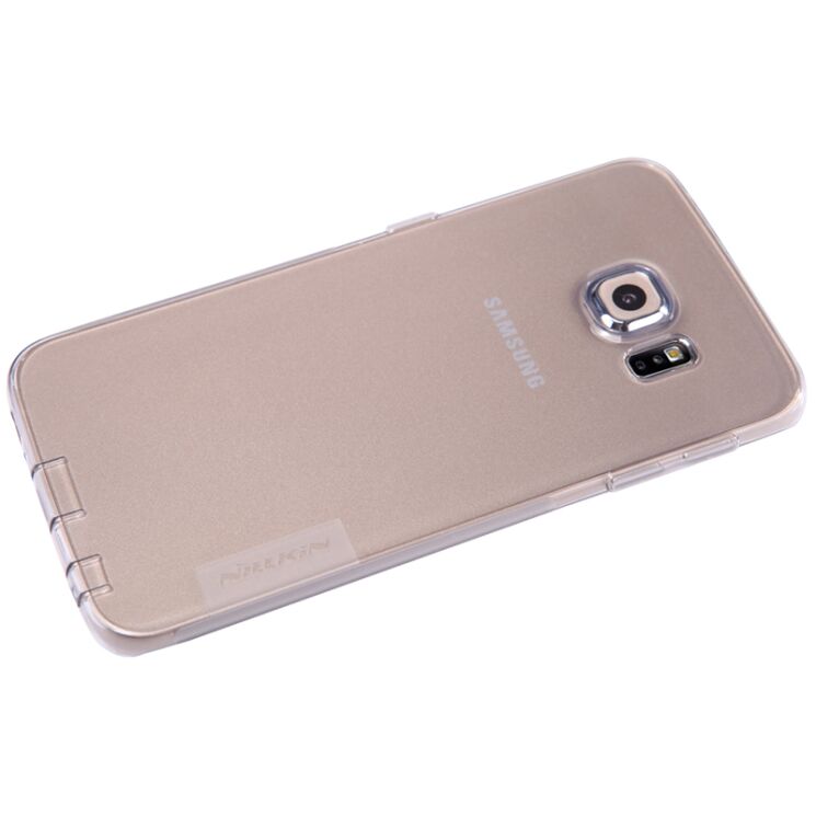 Силиконовая накладка NILLKIN 0.6mm Nature TPU для Samsung Galaxy S6 edge - Gray: фото 5 из 13
