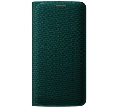Чохол Flip Wallet Textil для Samsung S6 EDGE (G925) EF-WG925BBEGRU - Green: фото 1 з 4