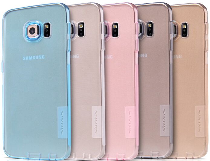 Силиконовая накладка NILLKIN 0.6mm Nature TPU для Samsung Galaxy S6 edge - White: фото 6 из 13