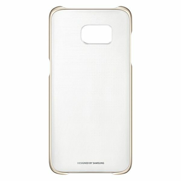 Накладка Clear Cover для Samsung Galaxy S7 edge (G935) EF-QG935CFEGRU - Gold: фото 5 из 6