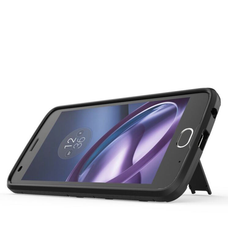 Захисний чохол UniCase Hybrid для Motorola Moto Z2 Play - Grey: фото 3 з 9