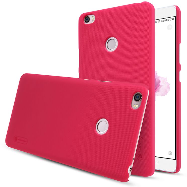 Пластиковый чехол NILLKIN Frosted Shield для Xiaomi Mi Max - Red: фото 1 из 15