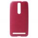 Силиконовая накладка Deexe Slim Leather для Asus Zenfone 2 (ZE550ML) - Red (AZ-4358R). Фото 1 из 6