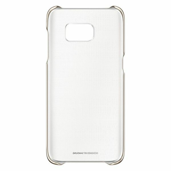 Накладка Clear Cover для Samsung Galaxy S7 edge (G935) EF-QG935CFEGRU - Gold: фото 2 из 6