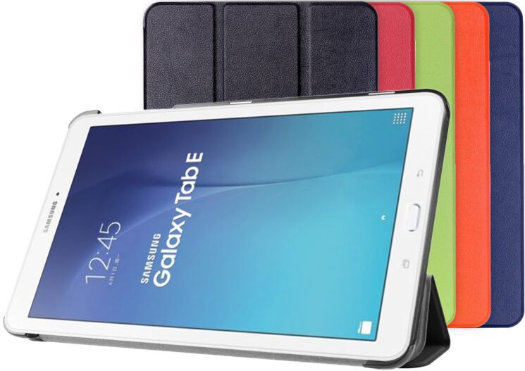 Чохол UniCase Slim для Samsung Galaxy Tab E 9.6 (T560/561) - Dark Blue: фото 7 з 7