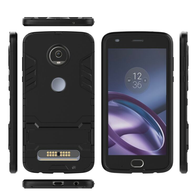 Захисний чохол UniCase Hybrid для Motorola Moto Z2 Play - Grey: фото 9 з 9