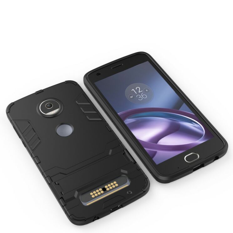 Защитный чехол UniCase Hybrid для Motorola Moto Z2 Play - Dark Blue : фото 7 из 9