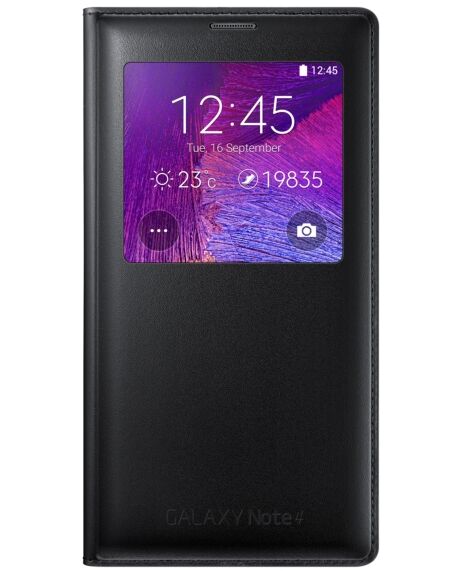 Чехол S View Cover Classic Edition для Samsung Galaxy Note 4 EF-CN910FKEGRU - Black: фото 1 из 5