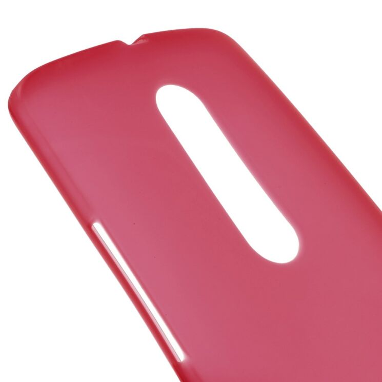Силиконовая накладка Deexe Soft Case для Motorola Moto X Play - Red: фото 3 из 6