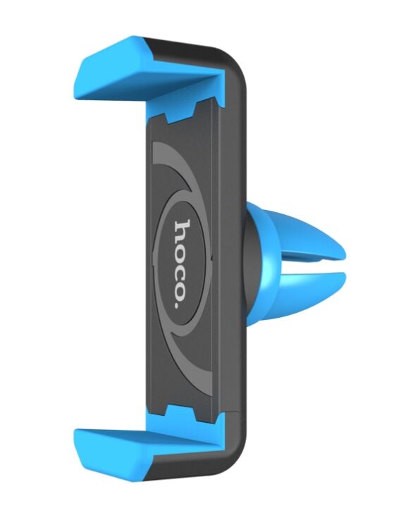 Автомобільний тримач на повітропровід HOCO CPH01 для смартфонів шириною до 80 мм - Blue: фото 1 з 9