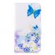 Чохол-книжка Deexe Color Wallet для Huawei Y3 2017 - Butterfly in Flowers (113603Q). Фото 1 з 8