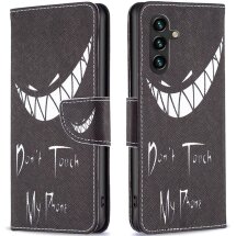 Чохол-книжка Deexe Color Wallet для Samsung Galaxy A05s (A057) - Don't Touch My Phone: фото 1 з 8
