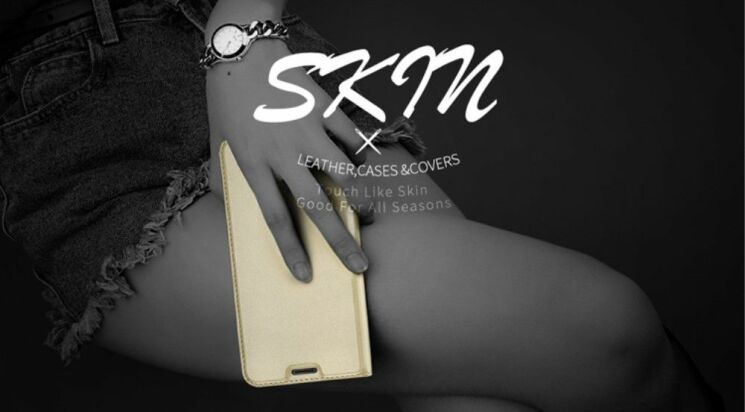 Чохол-книжка DUX DUCIS Skin Pro для Motorola Moto Z2 Play - Gold: фото 6 з 11