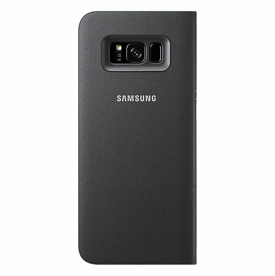 Чохол-книжка LED View Cover для Samsung Galaxy S8 Plus (G955) EF-NG955PBEGRU - Black: фото 2 з 4
