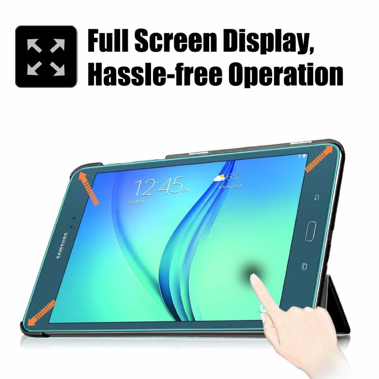 Чохол UniCase Slim Leather для Samsung Galaxy Tab A 8.0 (T350/351) - Brown: фото 10 з 13