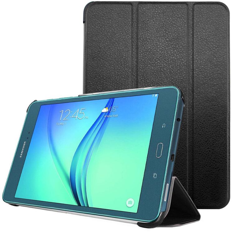 Чохол UniCase Slim Leather для Samsung Galaxy Tab A 8.0 (T350/351) - Black: фото 1 з 14