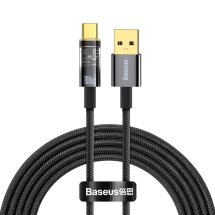 Кабель Baseus Explorer Series USB to Type-C (100W, 2m) CATS000301 - Black: фото 1 из 28