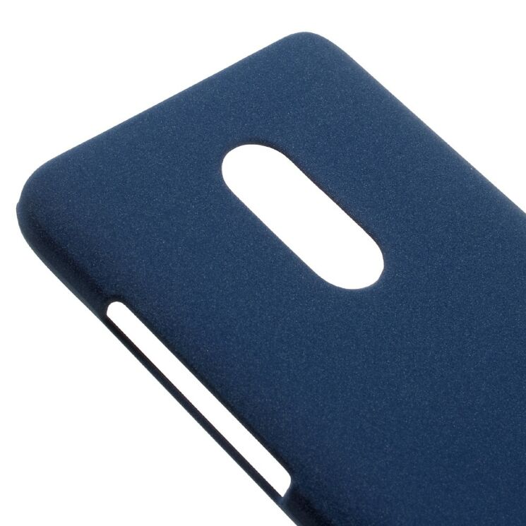 Пластиковый чехол Deexe Quicksand для Xiaomi Redmi Note 4 - Dark Blue: фото 3 из 5