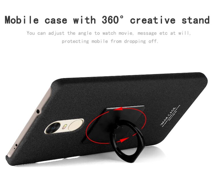 Пластиковый чехол IMAK Cowboy Shell для Xiaomi Redmi Note 4 - Black: фото 11 из 14