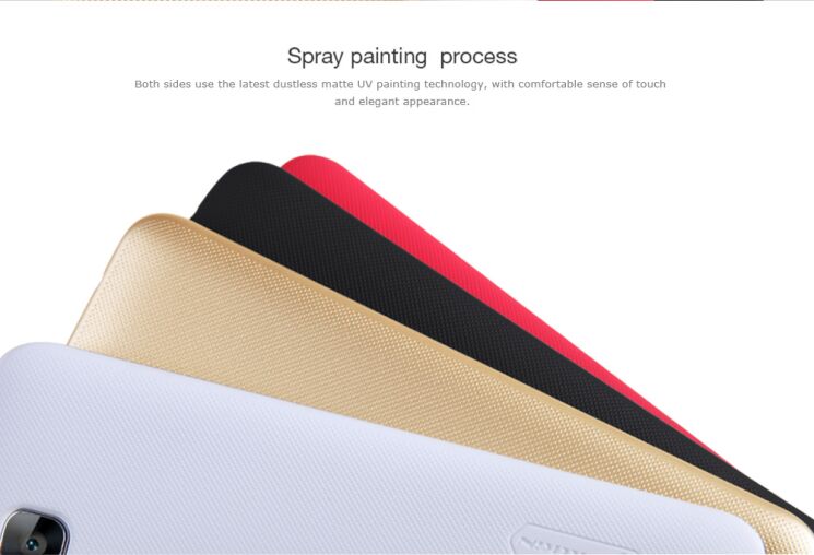 Пластиковий чохол NILLKIN Frosted Shield для Huawei Y6 Pro - Gold: фото 10 з 14