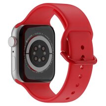 Ремінець UniCase Silicone Band для Apple Watch 38 / 40 / SE 40 / 41 mm - Red: фото 1 з 7