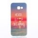 Силіконовий (TPU) чохол Deexe Life Style для Samsung Galaxy A7 2017 (A720) - Never Stop Dreaming (148110L). Фото 1 з 3