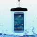 Влагозащитный чехол Deexe Waterproof S для смартфонов размером до 137х72мм - Blue (884406L). Фото 1 из 5