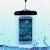 Вологозахисний чохол Deexe Waterproof S для смартфонів розміром до 137х72мм - Blue: фото 1 з 5