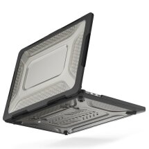 Захисна накладка Deexe Honeycomb Design для Apple MacBook Air 13 (2022) - Black: фото 1 з 14